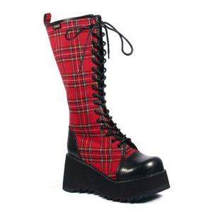 **ISO** Red Tartan Demonias